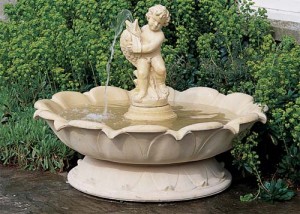 Lotus Self Contained Garden Fountain