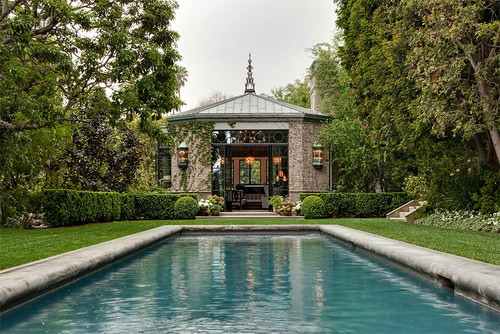 Traditional Pool and Landscape